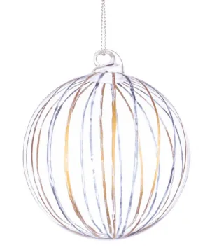 12x Sfera Vt Stripe Trasp Oro