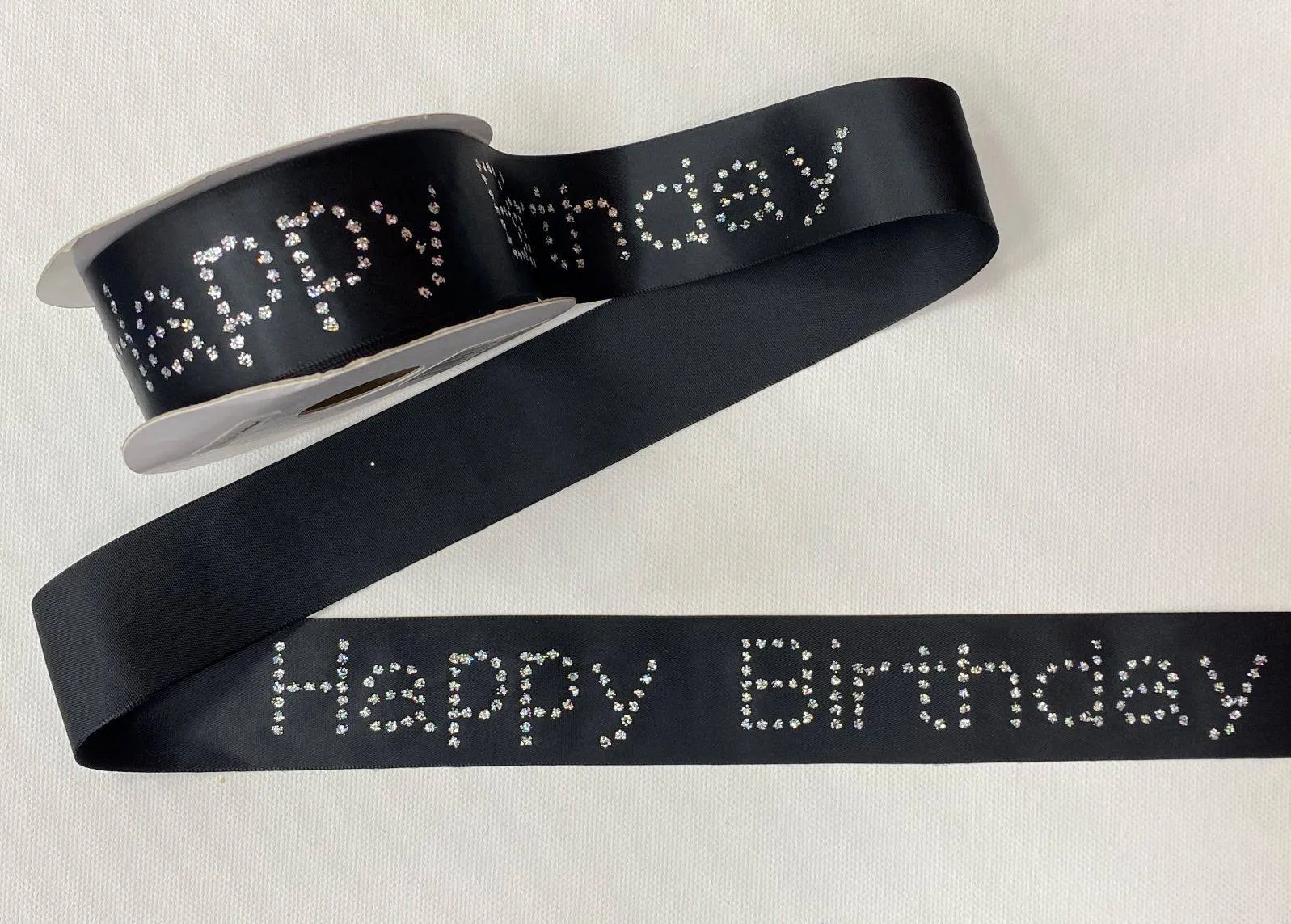 Birthday Ribbon -  Diamante HAPPY BIRTHDAY!
