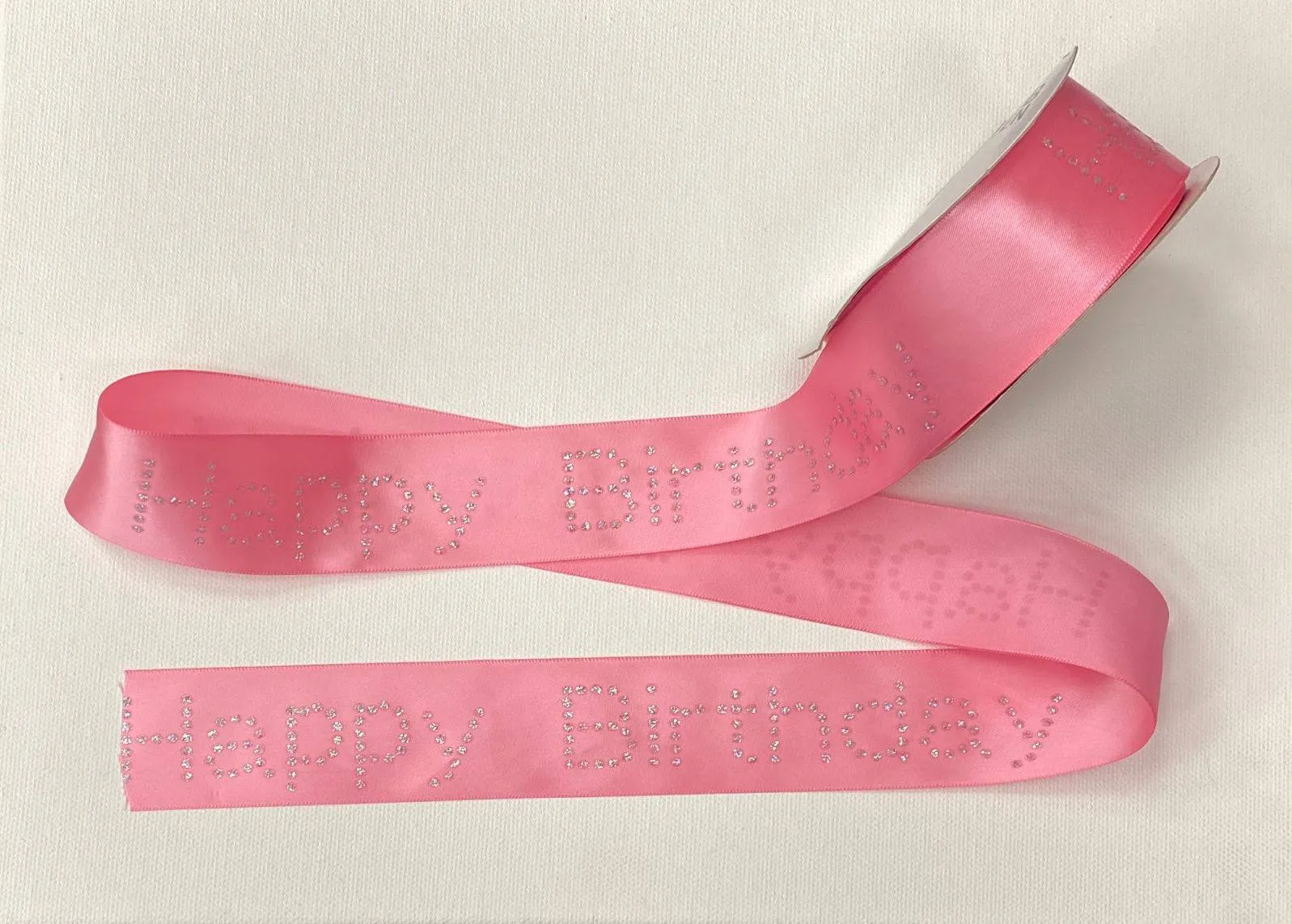 Birthday Ribbon -  Diamante HAPPY BIRTHDAY!
