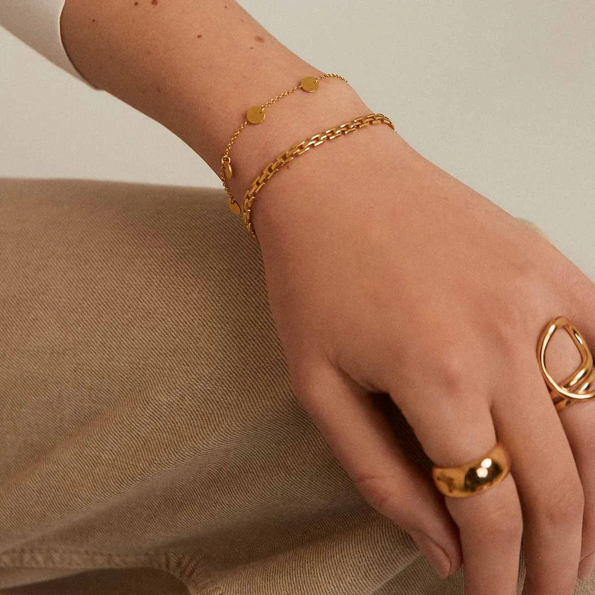 Boa Gold Bracelet