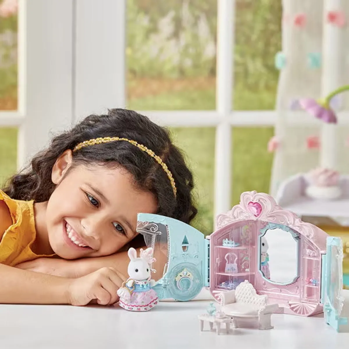 Casa Miniatura Sylvanian Families Vestdor Con Estilo Brillo