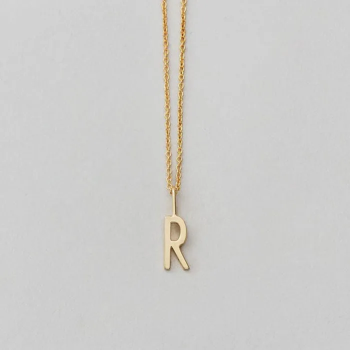 Charm lettera oro