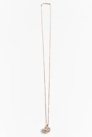 Coco Rose Gold Diamante Necklace