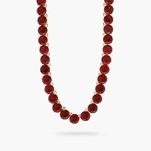 Collana pietre rosse