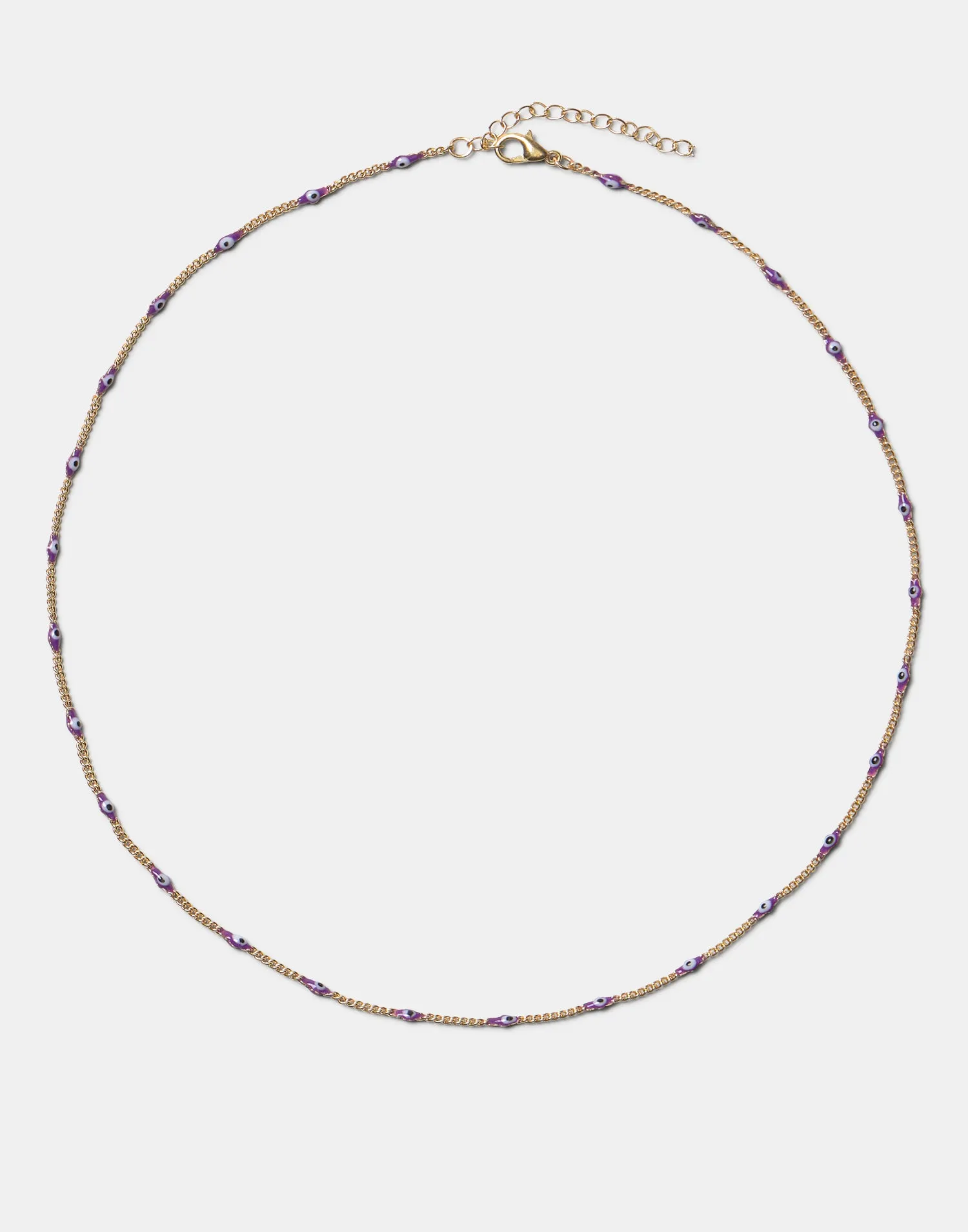 Collar dorado ojo turco