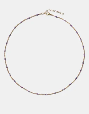 Collar dorado ojo turco