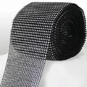 Diamante Mesh Ribbon