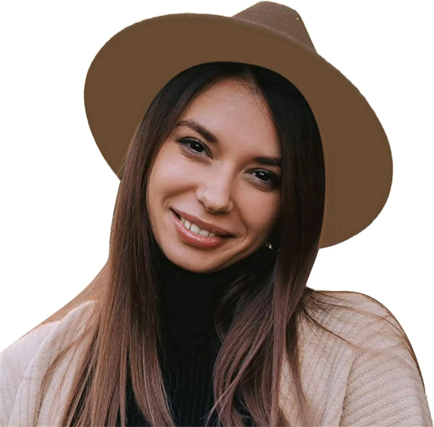 Fedora Hats for Mens Womens Fedora Hats Two Tone Wide Brim Fedora Hats Rancher Hat Fedora Sun Hats