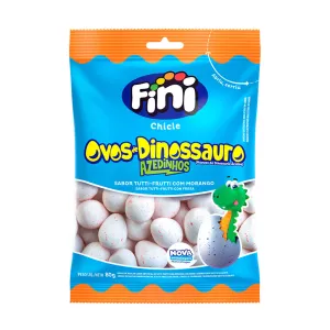Fini chicle Ovos de Dinossauro Azedinhos 80g