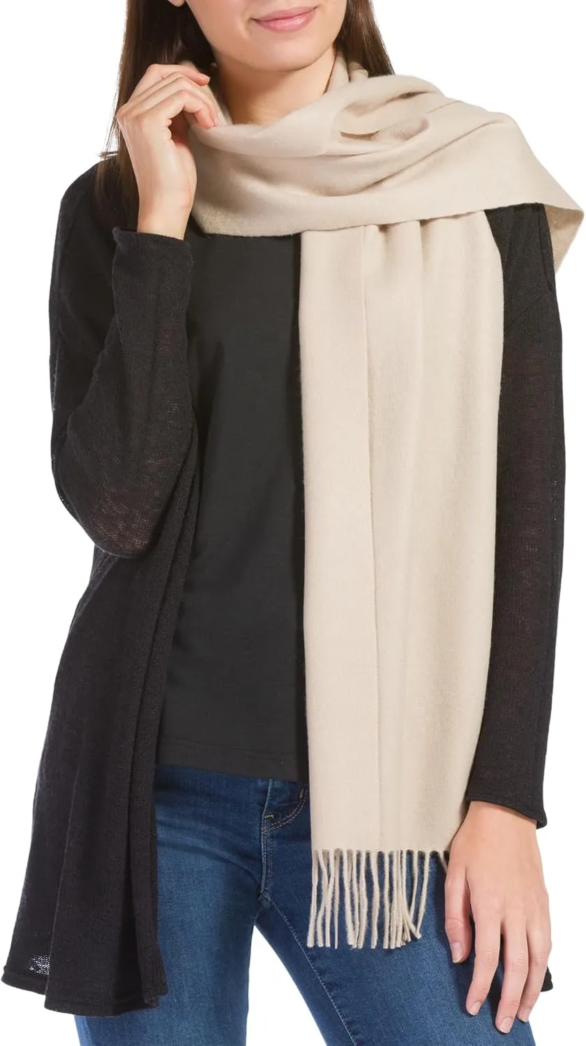 Fishers Finery Women's 100% Pure Cashmere Winter Scarf