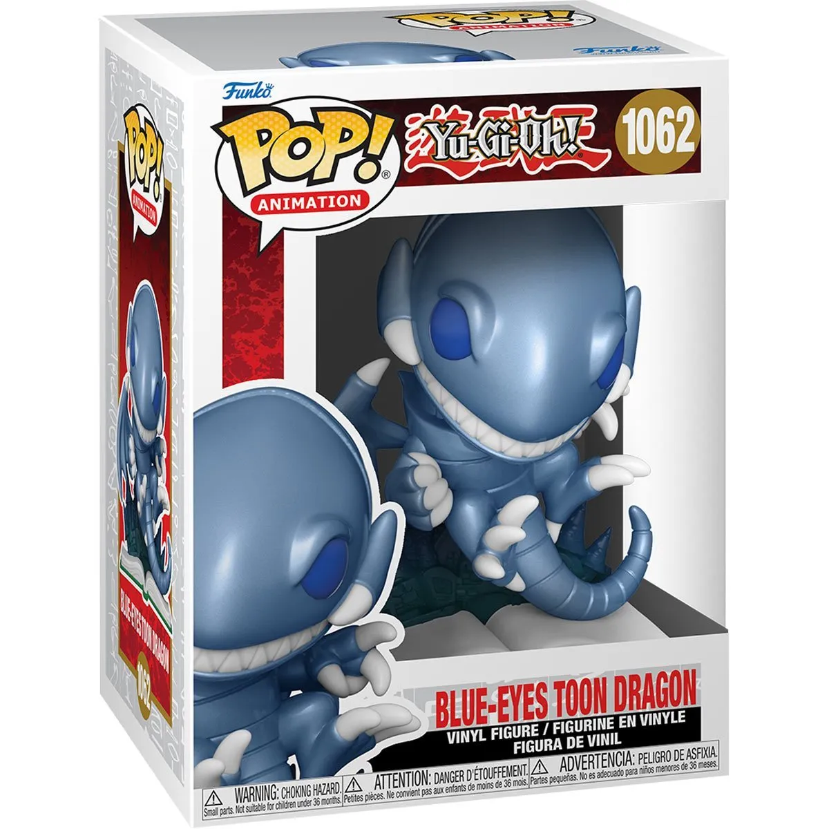 Funko Pop Animation: Yu Gi Oh - Dragon Blanco Ojos Azules Caricatura