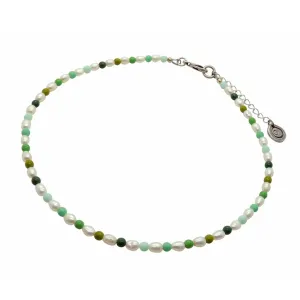 Hawaii Green Freshwater Pearl Choker