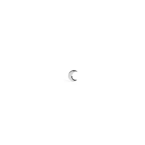 Mini Moon Silver Single Earring