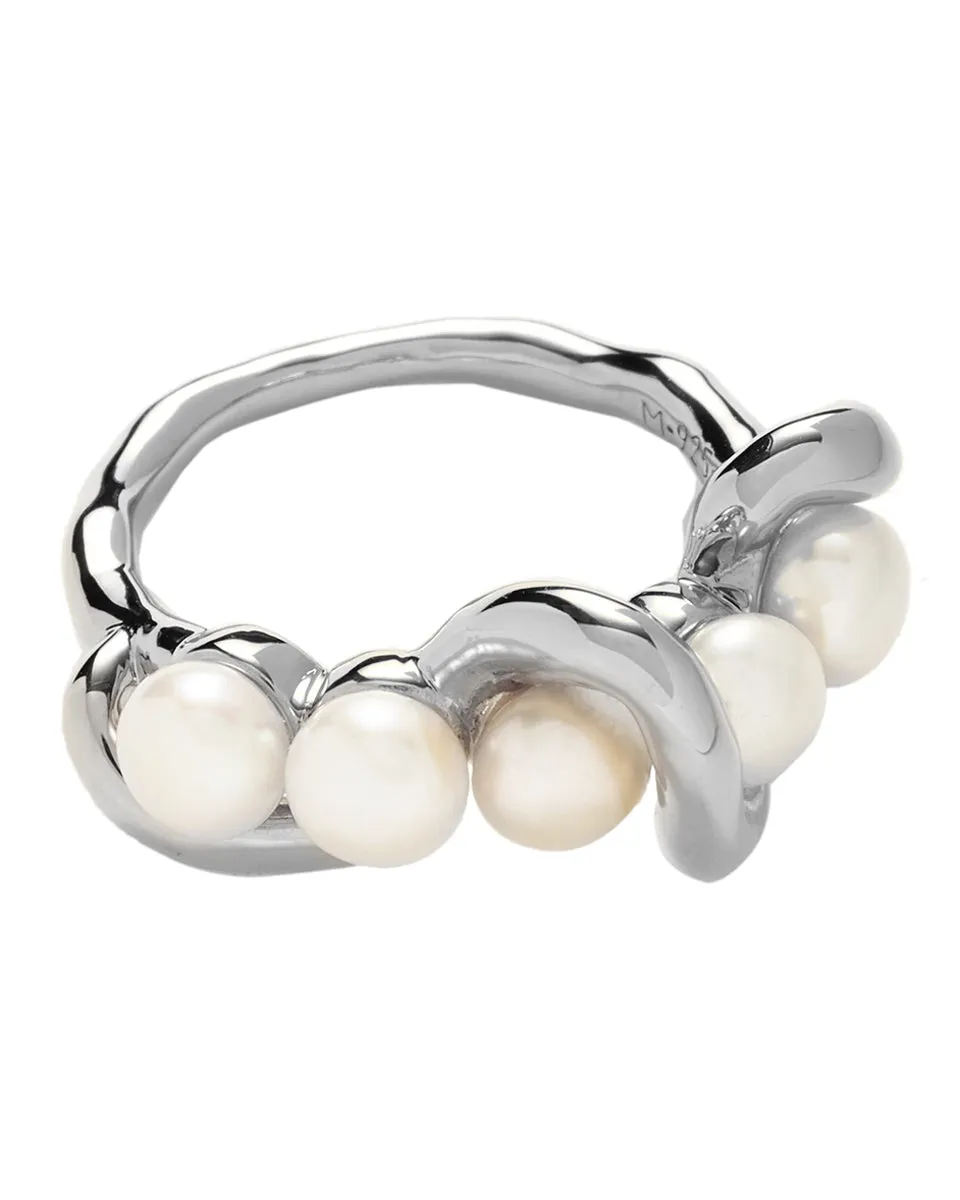 Molten Pearl Ring-n