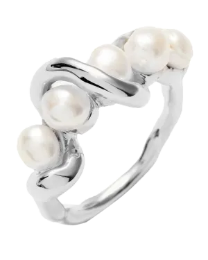 Molten Pearl Ring-n