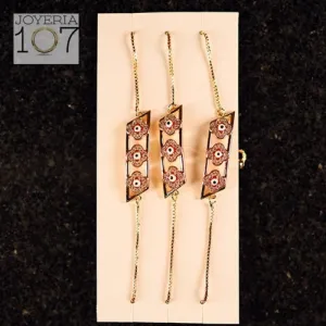 Oro Laminado Bracelet (Pack of 3 pcs) [B07-5B]