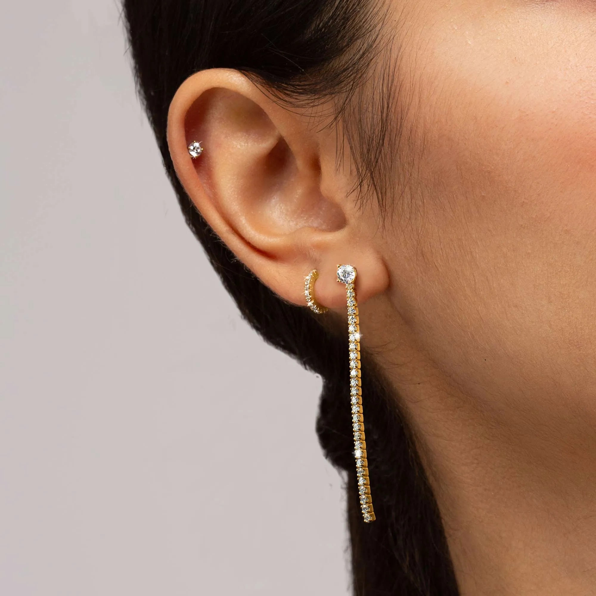 Pack Spark & Fenty Gold Earrings
