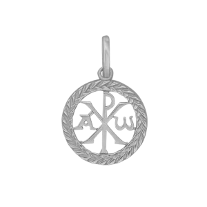 PEACE - PENDANT - WHITE GOLD