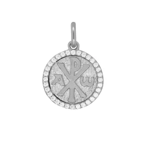PEACE - PENDANT - WHITE GOLD