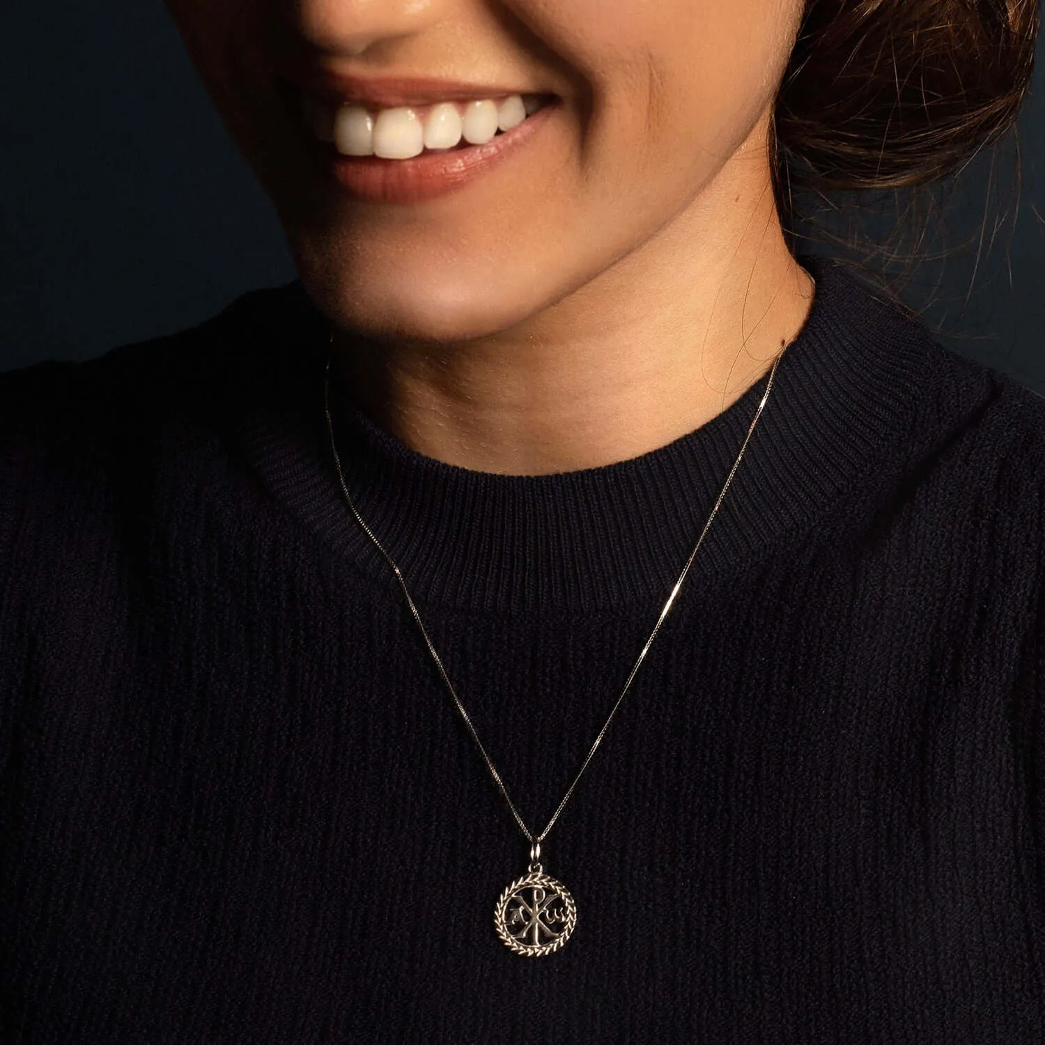 PEACE - PENDANT - WHITE GOLD