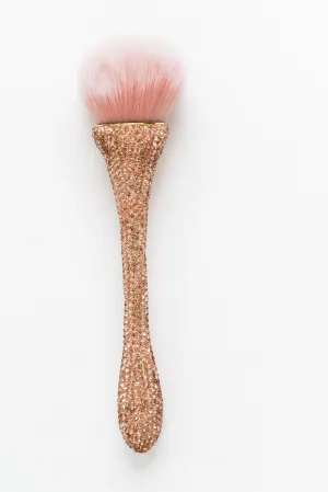 Rose Gold Diamante Cosmetic Brush