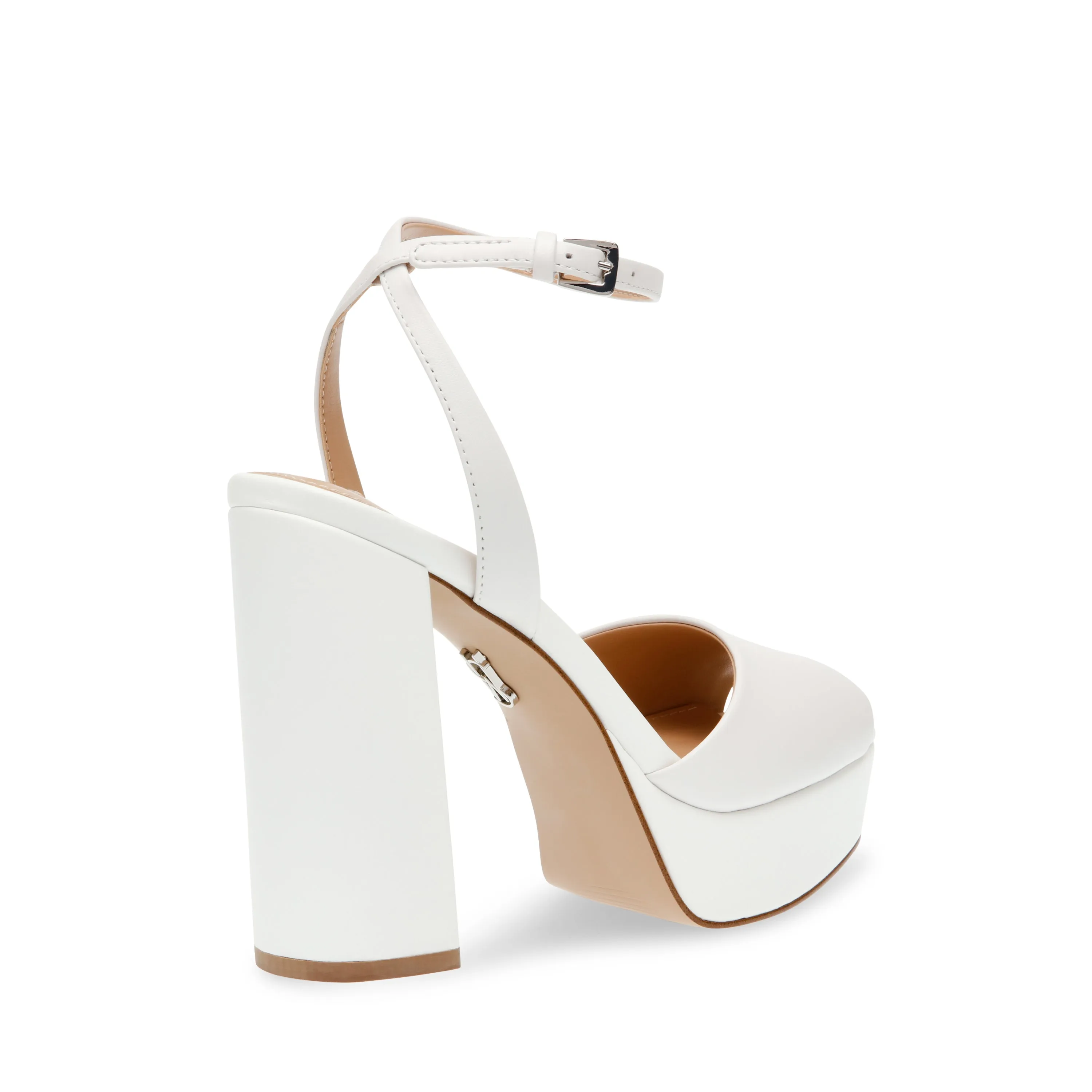 Sandalias De Tacón Lourdes Blancas
