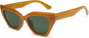 SOJOS Square Cat Eye Polarized Sunglasses for Women Small Retro Vintage Trendy Cateye Shades Sunnies Gafas de sole SJ2235