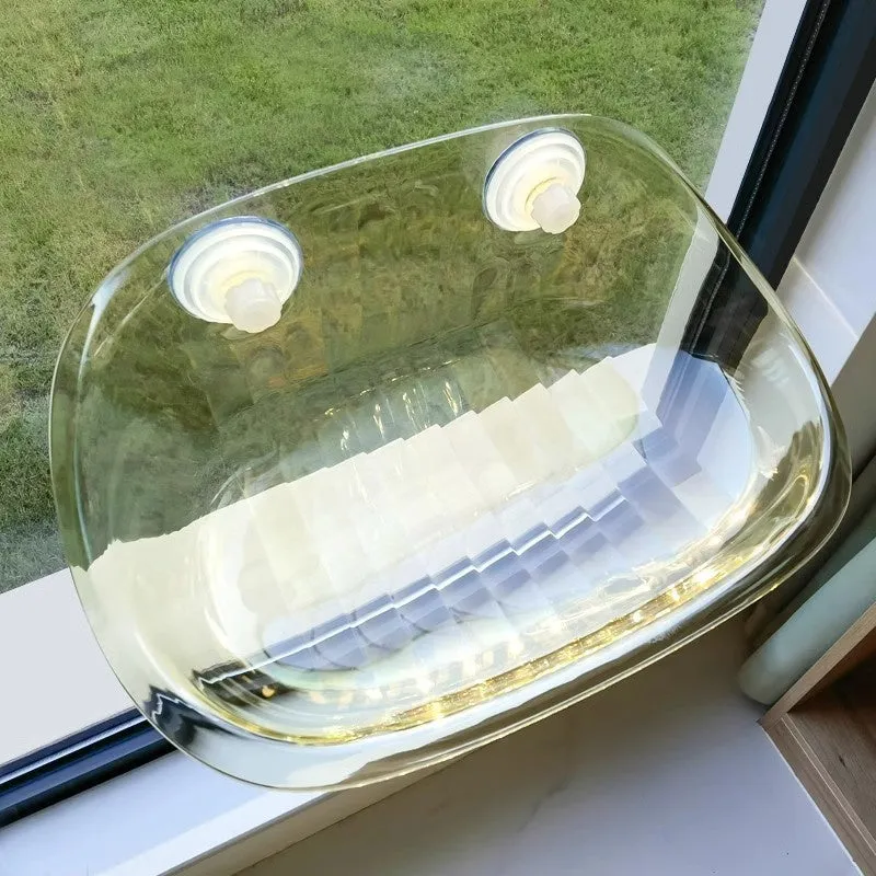 Summer Suction Cup Window Glass Hanging Suspension Cat Hammock / Hamaca colgante para gatos con ventosa para ventana de cristal de verano