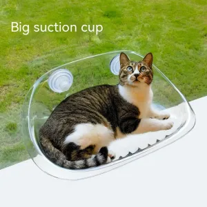 Summer Suction Cup Window Glass Hanging Suspension Cat Hammock / Hamaca colgante para gatos con ventosa para ventana de cristal de verano