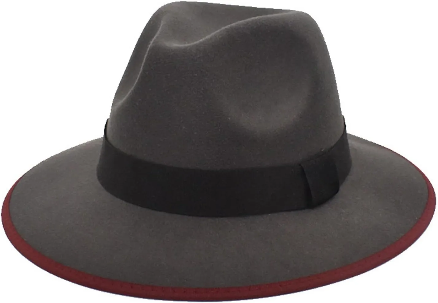 Trendy Fedora Hats for Men & Women Wide Brim Hat Dress Panama Hat Fedora Classic Hats for Men