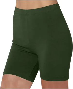 XUNRYAN Slip Shorts Womens Workout Yoga Shorts Summer Casual Comfortable Seamless Smooth Slip Shorts for Under Dress